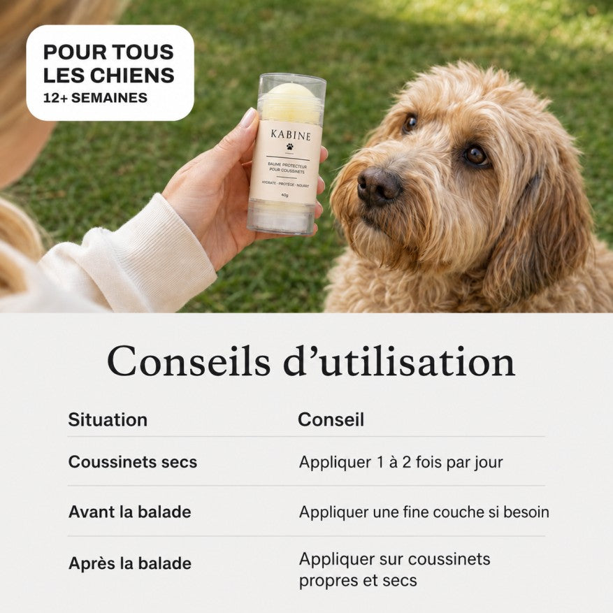 Baume protecteur pour coussinets