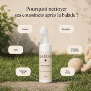 Mousse nettoyante pour coussinets